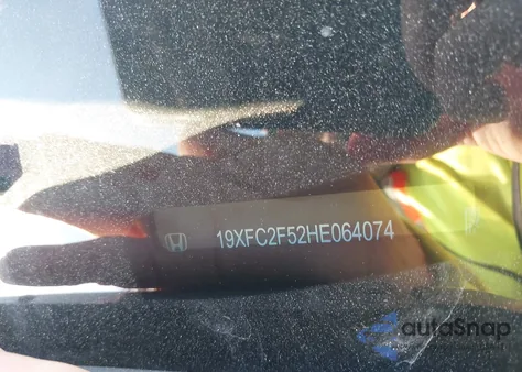 2017 Honda Civic Lx из США, поврежденный, VIN 19XFC2F52HE064074